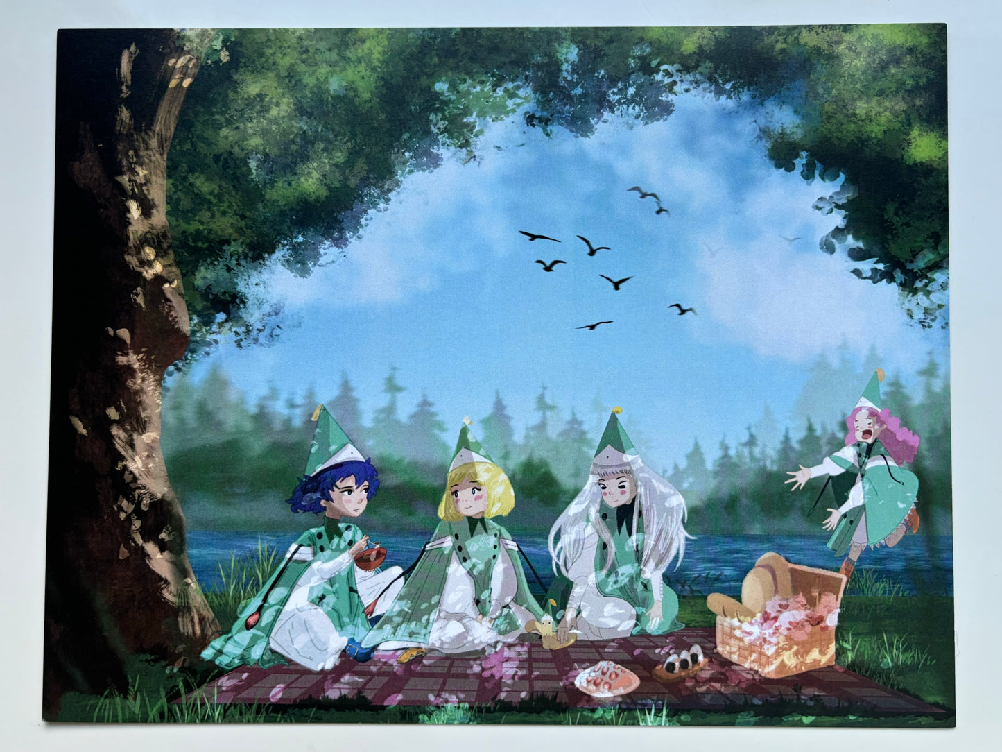 Witch Hat Atelier on a picnic