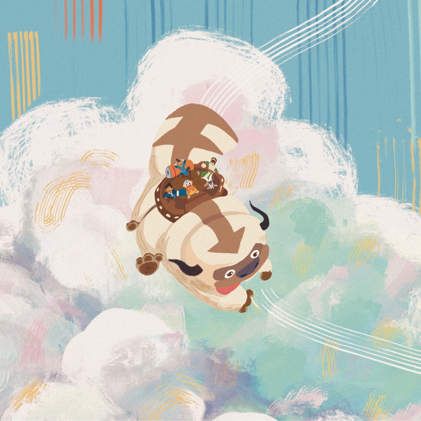 Appa and friends on cloud nine